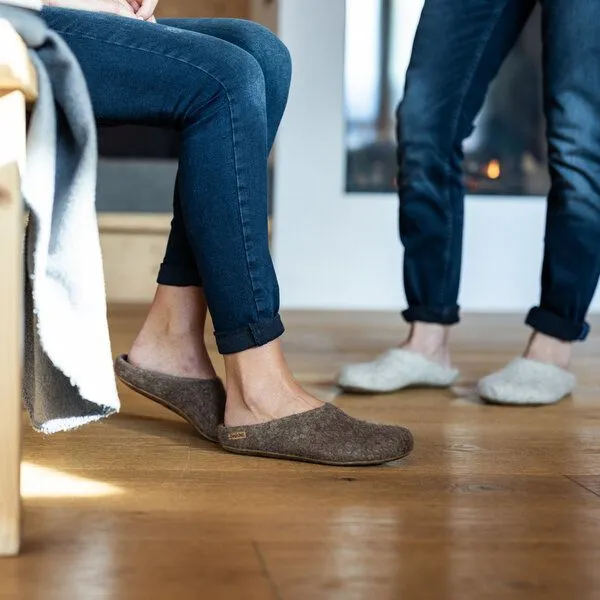 Magicfelt Magicfelt Filz-Hausschuh 713 aus 100% seltenen Wollen Pantoffel für Damen & Herren, Shetlandschaf, – Produktbild 2 von 4