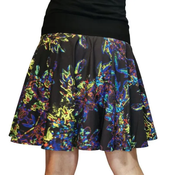 liebewicht liebewicht weiter Rock aus Bio Jersey für Damen, Bunt, – Produktbild 1 von 6