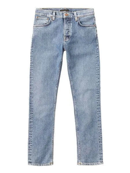 Nudie Jeans Nudie Jeans Slim Fit Jeans - Grim Tim, Grau (broken faded), – Produktbild 3 von 6