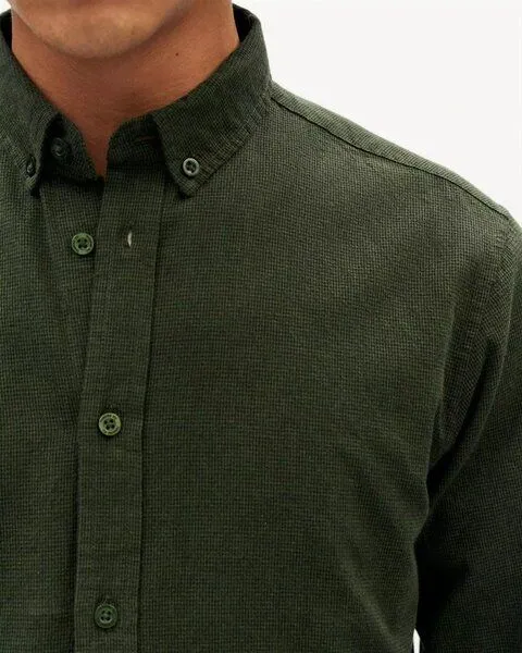 thinking mu thinking mu Langarm-Hemd Modell: Ant Microchecks, Green (grün), – Produktbild 3 von 3
