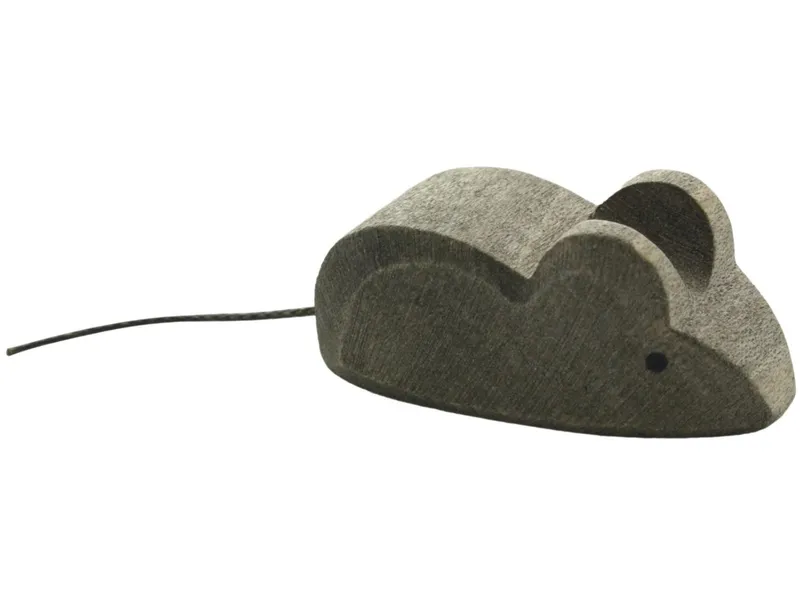 Ostheimer Ostheimer Maus 1,8 cm Laubholz, Grau, – Produktbild 1 von 1