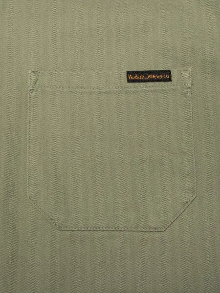 Nudie Jeans Nudie Jeans Buddy Herringbone Chore Jacket - Pale Green – Produktbild 4 von 4