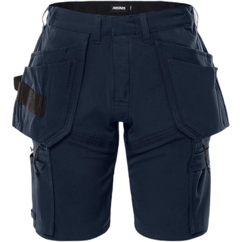 Fristads Dehnbare Bermuda Fristads 2598 LWS, Bleu, – Produktbild 2 von 2