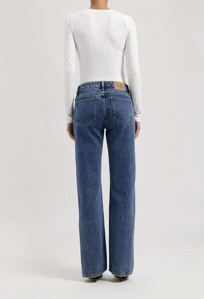 MUD Jeans MUD Jeans Damen Jeans Straight Leg "Carry - Stone Vintage", Blue, – Produktbild 3 von 4