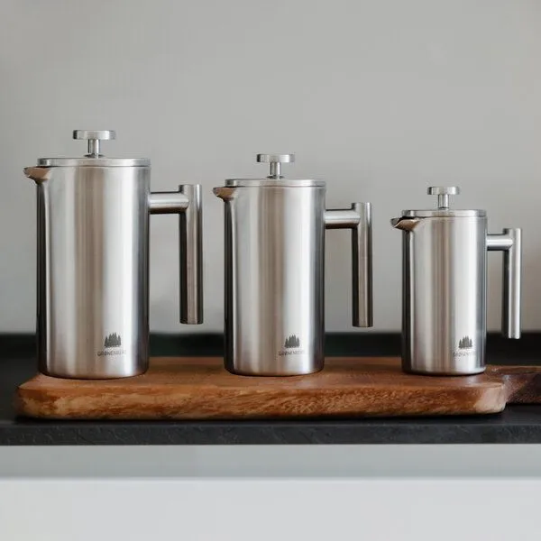 GROENENBERG GROENENBERG Kaffee Set 3 | French Press + Bio Kaffeebohnen 250g + Kaffeemühle – Produktbild 1 von 4