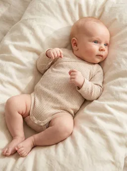 Vertbaudet Vertbaudet 3er-Pack Baby Wickelbodys mit langen Ärmeln – Produktbild 1 von 1