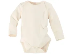 HANS NATUR Baby Langarmbody Bio-Baumwolle "pure basic" Gr. 86/92 – Produktbild 1 von 1