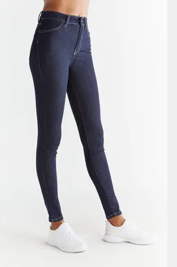 Evermind Evermind Damen vegan Jeans Skinny Fit Dunkel Schiefer Blau – Produktbild 1 von 1