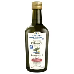 Mani Bläuel Olivenöl mit 300 mg/kg Polyphenolen, nativ extra – Produktbild 1 von 1