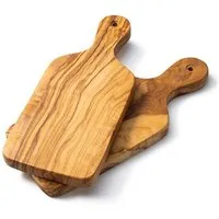 Econovo Econovo Holzbrettchen aus Olivenholz mit Griff – Produktbild 1 von 1