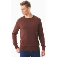 ORGANICATION ORGANICATION Pullover aus Bio-Baumwolle, Braun(radical brown), – Produktbild 1 von 1