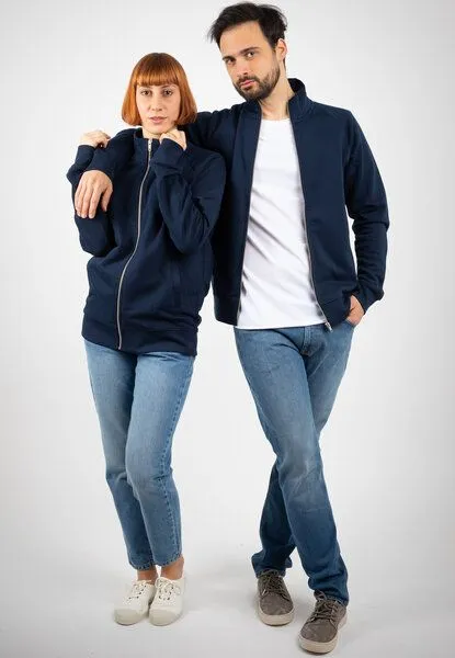TORLAND TORLAND Sweatshirtjacke TRAILER, Blau (french navy), – Produktbild 1 von 4