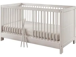 Babybett "VITA" 140x70 cm, Kiefer weiß – Produktbild 1 von 1
