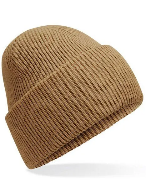 Beechfield Beechfield Damen / Herren Klassische Mütze mit tiefem Umschlag 30, Biscuit, – Produktbild 1 von 2