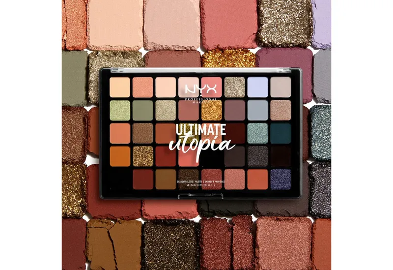 NYX PROFESSIONAL MAKEUP Lidschatten-Palette ULTIMATE SHADOW PALETTE, mit intensiven Farbtönen, Bunt, – Produktbild 4 von 5