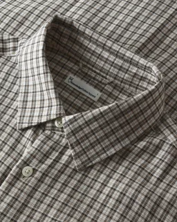 KnowledgeCotton Apparel KnowledgeCotton Apparel Herren vegan Hemd Dune Regular Passform Karomuster Cremefarben, Karomuster – Produktbild 1 von 1