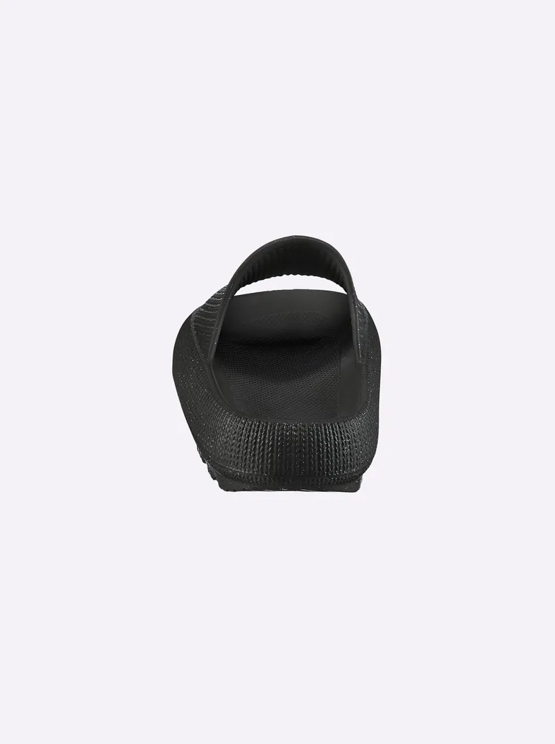 heine Pantolette schwarz-gemustert, Schwarz-gemustert, – Produktbild 3 von 3