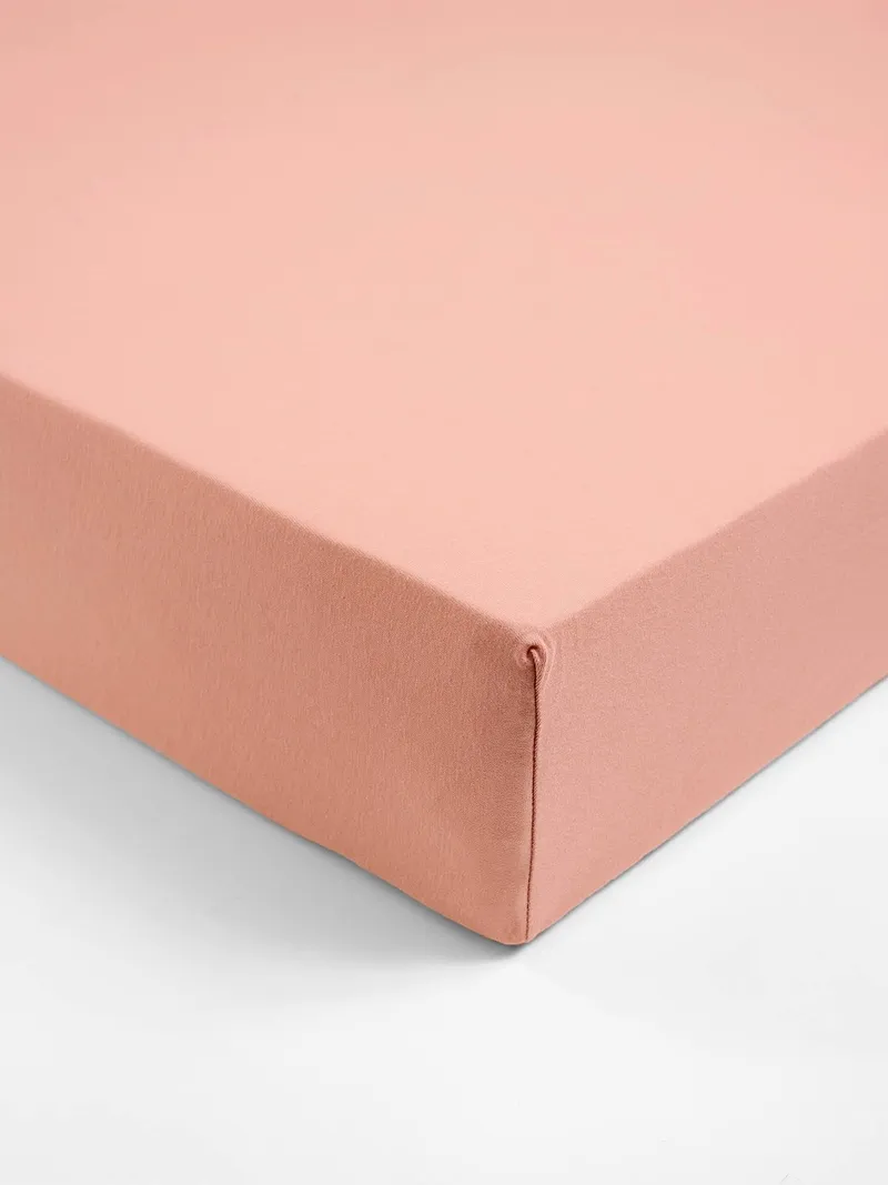 Vertbaudet Kinder Spannbettlaken, Altrosa, – Produktbild 1 von 2