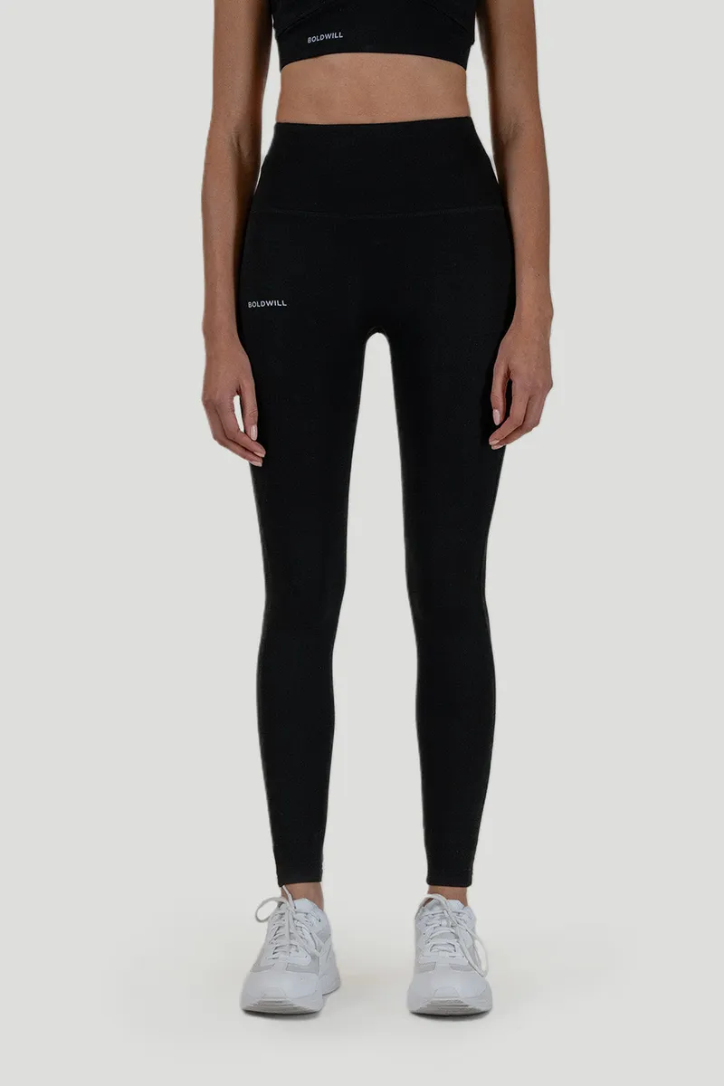 Boldwill Boldwill Damen vegan Legging Schwarz, Schwarz, – Produktbild 1 von 1