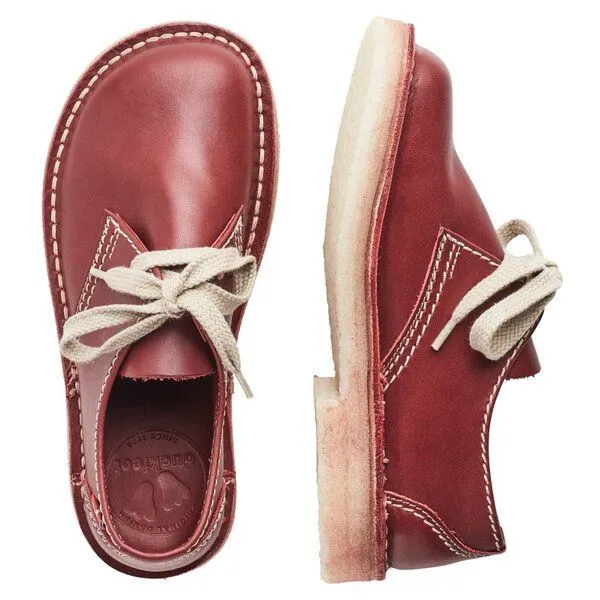 duckfeet duckfeet Schnürschuh Jylland, Granate (rot), – Produktbild 2 von 2