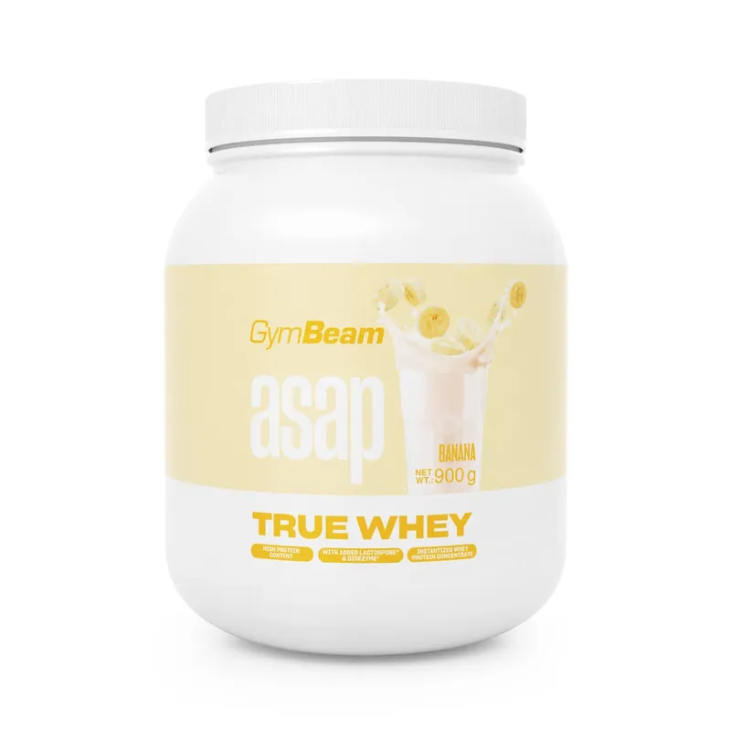 GymBeam ASAP GymBeam ASAP True Whey 900 g Banane – Produktbild 1 von 1