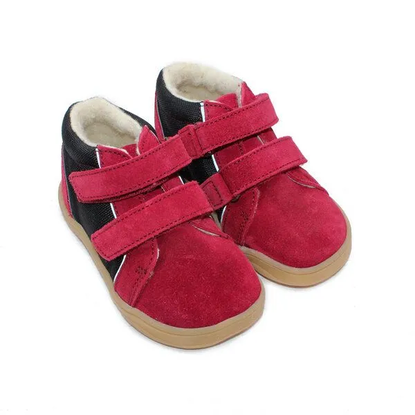 Pololo Pololo Barfuß-Membran-Halbschuh "Mario", gefüttert, Rot, – Produktbild 1 von 4