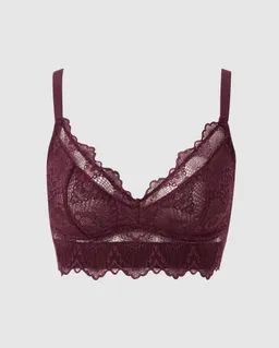 Understatement Understatement Damen vegan Bh Lace Support Plus Cherry – Produktbild 1 von 1