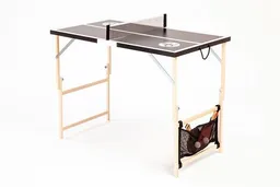 DISH TENNIS DISH TENNIS BLACK BEAUTY schwarzfarbene Mobile Mini Tischtennisplatte - MADE IN AUSTRIA – Produktbild 1 von 1