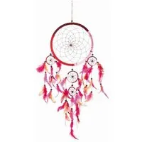 El Puente El Puente Traumfänger | Fair Trade & Handmade aus Indonesien, Rosa, – Produktbild 1 von 1