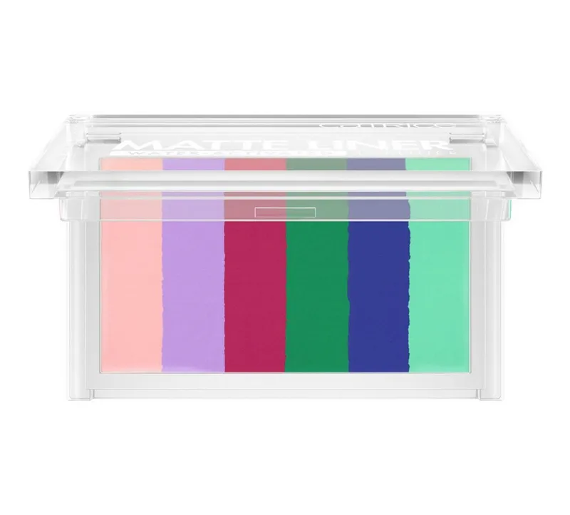 Catrice Eyeliner Matte Liner Water-Activated Eyeliner, Vegane wischfeste Textur mit leuchtenden Farben., Bunt, – Produktbild 2 von 5