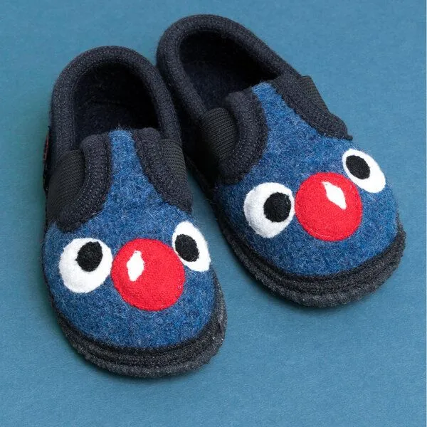 Kitz-Pichler Kitz-Pichler Walkpantoffel Bobby Face, Jeansblau, – Produktbild 4 von 4