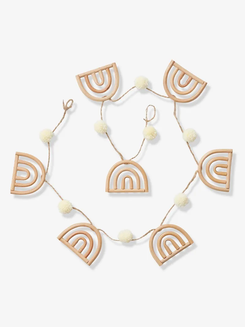 Vertbaudet Kinderzimmer Girlande REGENBOGEN, Beige, – Produktbild 2 von 3