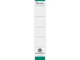 Memo 10 memo-Rückenschilder 5cm grün – Produktbild 1 von 1