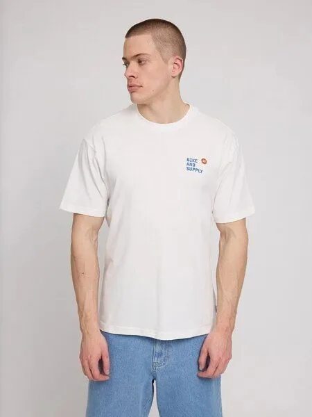 Mazine Mazine T-Shirt aus Bio-Baumwolle - Bike Shop Backprint – Produktbild 4 von 4