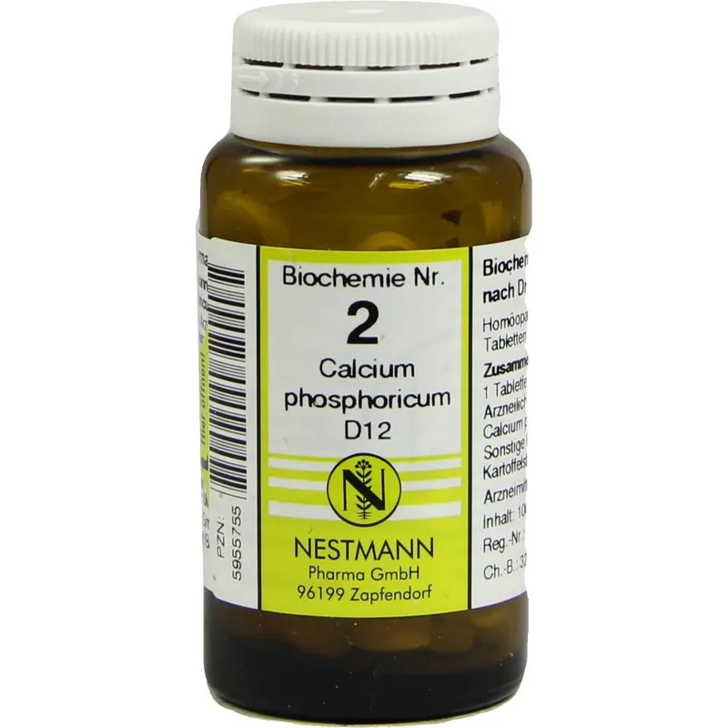 Nestmann Pharma BIOCHEMIE 2 Calcium phosphoricum D 12 Tabletten 100 St Tabletten – Produktbild 1 von 1