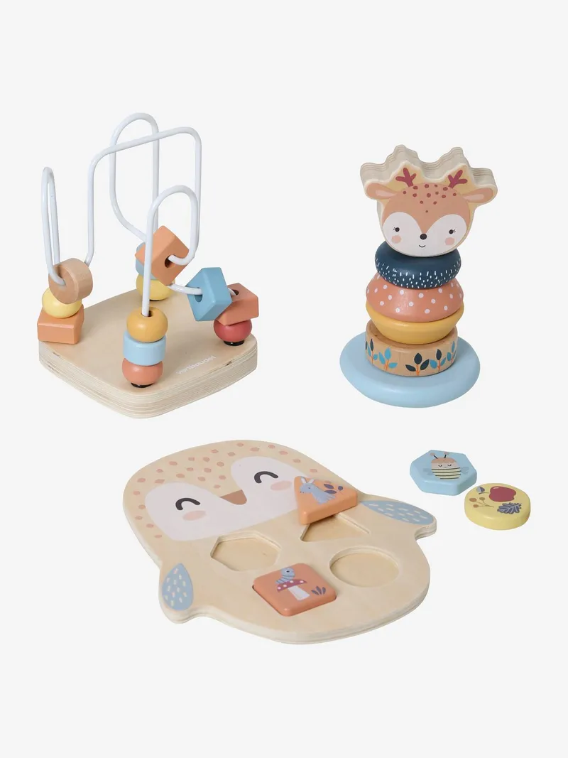 Vertbaudet Vertbaudet Lernspielzeug-Set MÄRCHENWALD, Beige, – Produktbild 4 von 4