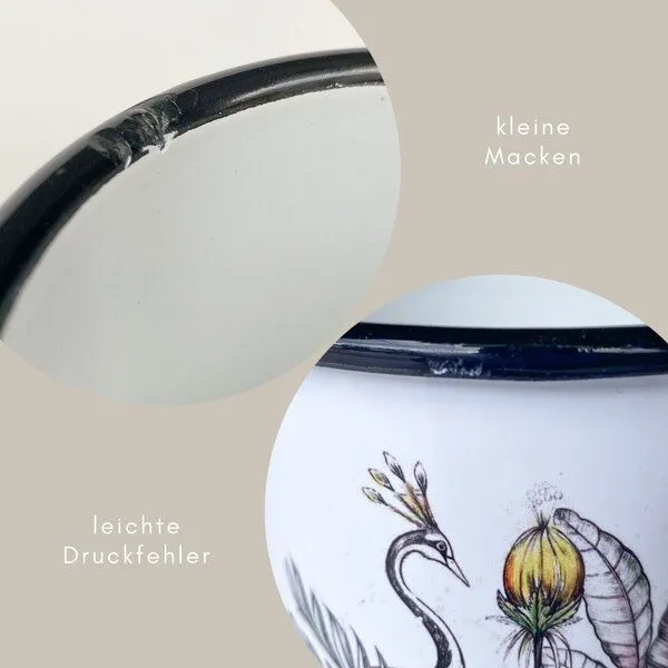 LIGARTI Emaille Tasse – Überraschungstasse (B-Ware) – LIGARTI Tiermanufaktur – Produktbild 2 von 4
