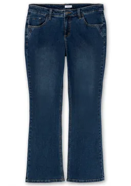 sheego Bootcut-Jeans dark blue denim – Produktbild 1 von 1