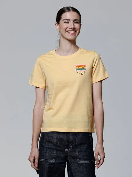 watapparel watapparel T-Shirt Frauen Rainbow Cassette, Nispero, – Produktbild 2 von 4