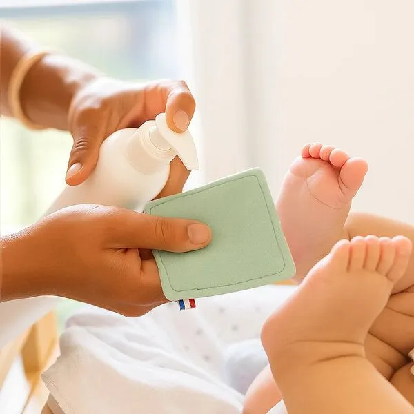 PAPATE PAPATE Waschbare Tücher aus Bio-Baumwolle, Grün, – Produktbild 2 von 4