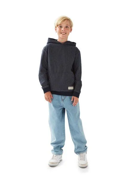 Band of Rascals Band of Rascals Vertical Striped Hooded, Navy, – Produktbild 4 von 4