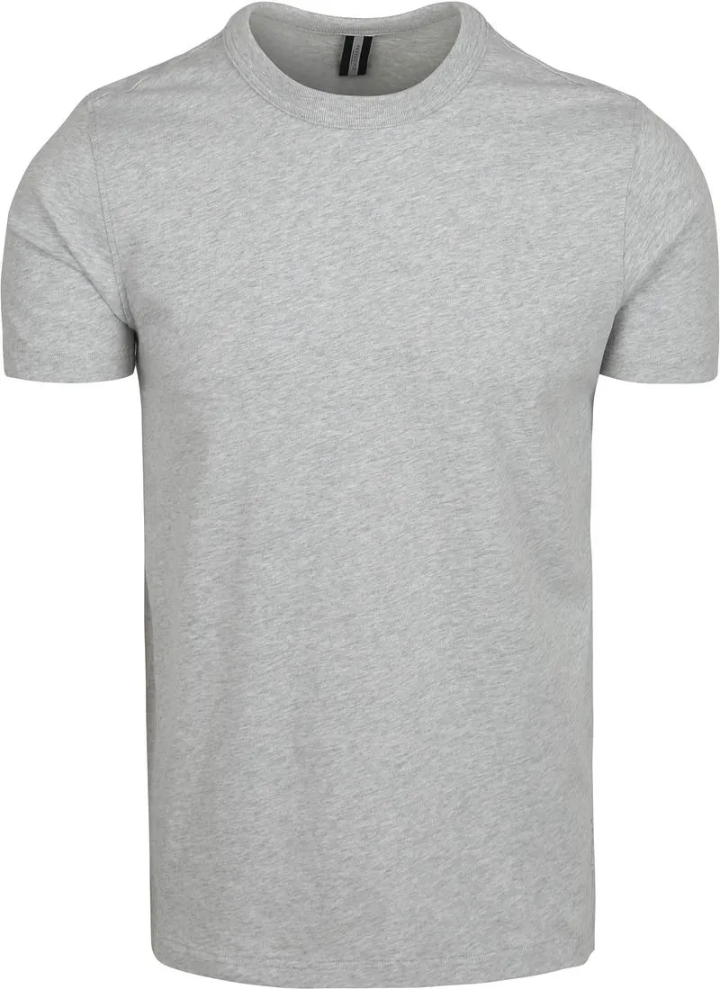Profuomo Profuomo T-Shirt Grau Melange - Größe XL, Grau, – Produktbild 1 von 2