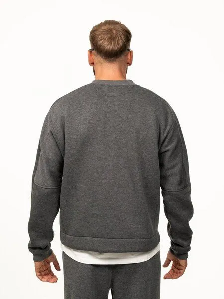 saved lab saved lab SL-600 Sweatshirt Grey Melange – Produktbild 4 von 4