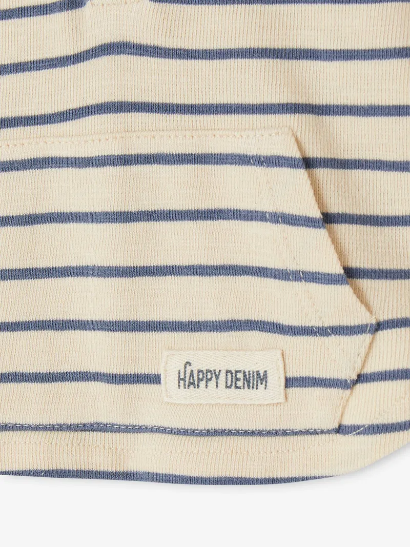 Vertbaudet Vertbaudet Jungen Baby Langarm-Kapuzenshirt, Sandfarben, – Produktbild 2 von 4