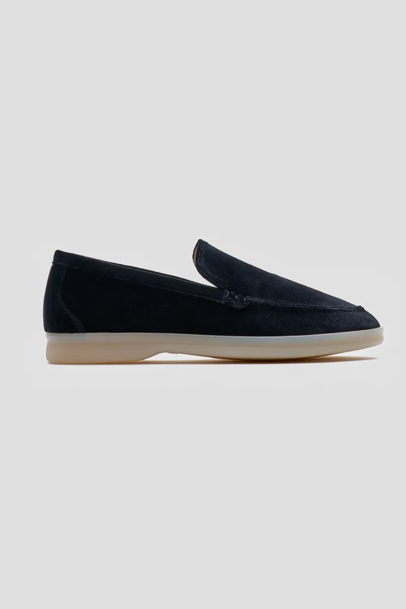 Solari Milano Solari Milano Damen vegan Loafer Samt Schwarz, Schwarz, – Produktbild 2 von 2