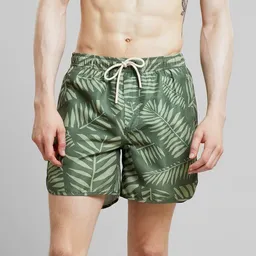 Dedicated DEDICATED Badehose Cut Leaf - Green – Produktbild 1 von 1
