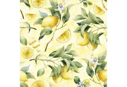 ti-flair Papierserviette, Servietten Papier 33x33cm 3-lagig Zitrone Motiv 20 Stück – Produktbild 1 von 1