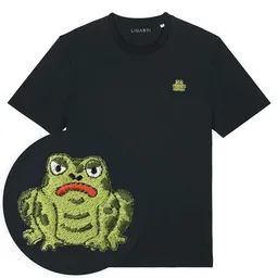 LIGARTI Besticktes T-Shirt – Gretel die Kröte – LIGARTI Tiermanufaktur – Produktbild 1 von 1
