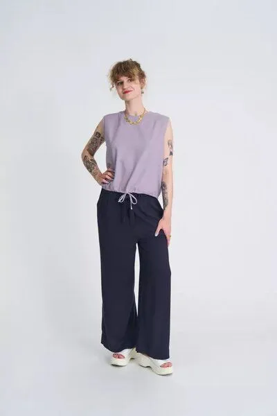 Zerum Zerum Ecovero Top Modell: Nera, Grey lilac (lila), – Produktbild 1 von 3