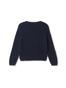 TWOTHIRDS TWOTHIRDS Damen vegan Pullover Teresa Marineblau – Produktbild 1 von 1